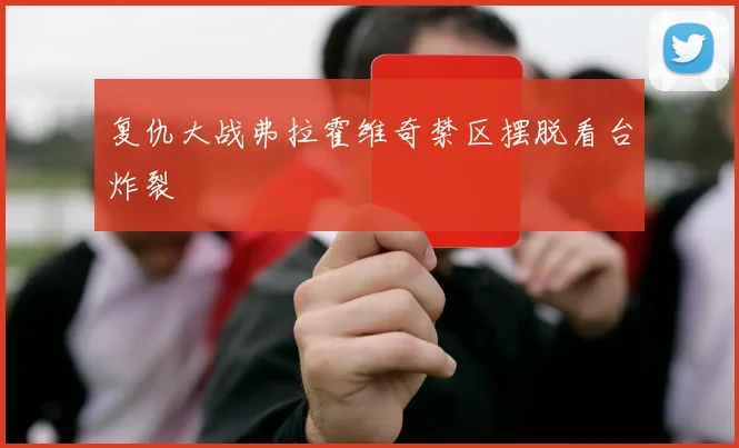 复仇大战弗拉霍维奇禁区摆脱看台炸裂
